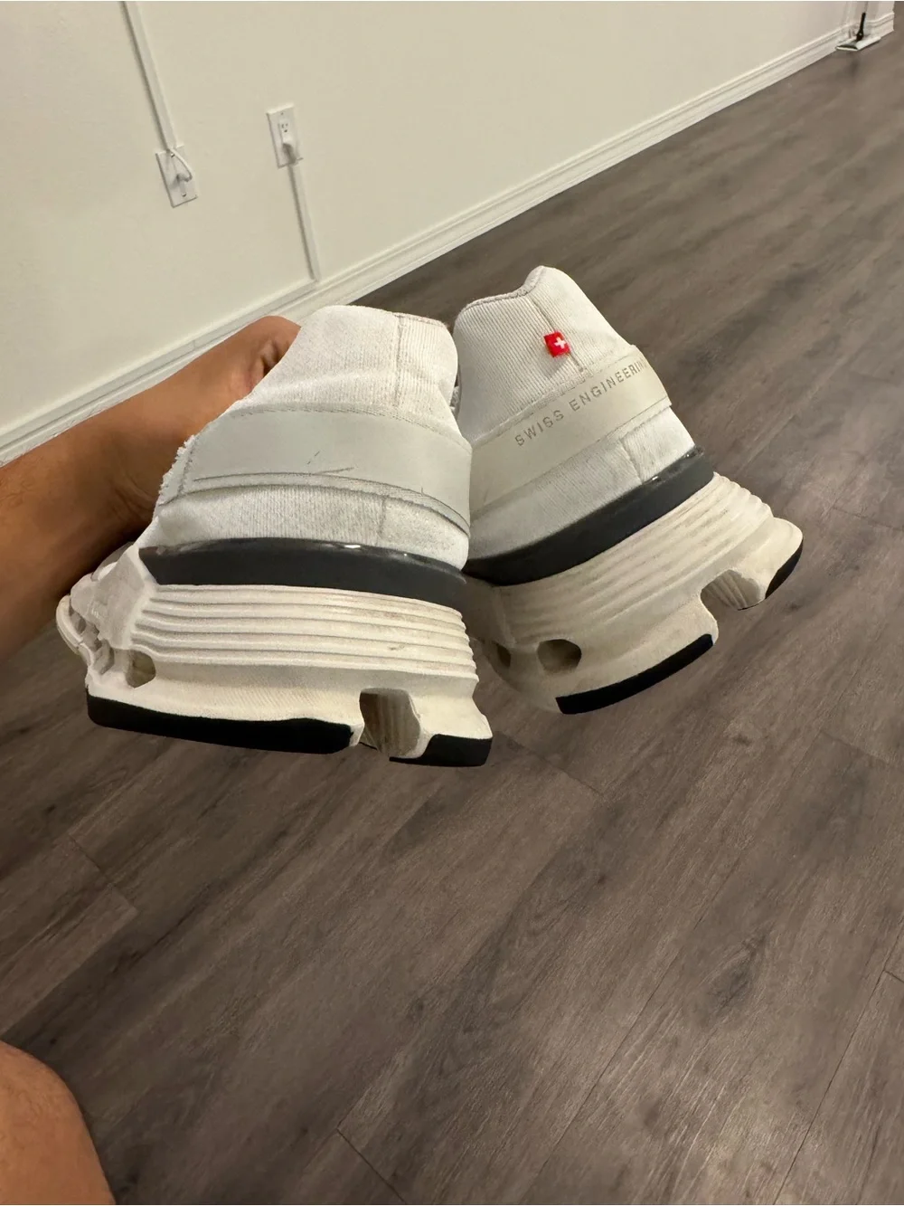 On Running White Men's Performance Running Shoes